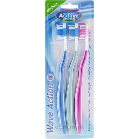 BEAUTY FORMULAS ACTIVE TOOTH BRUSH WAVE 3'S