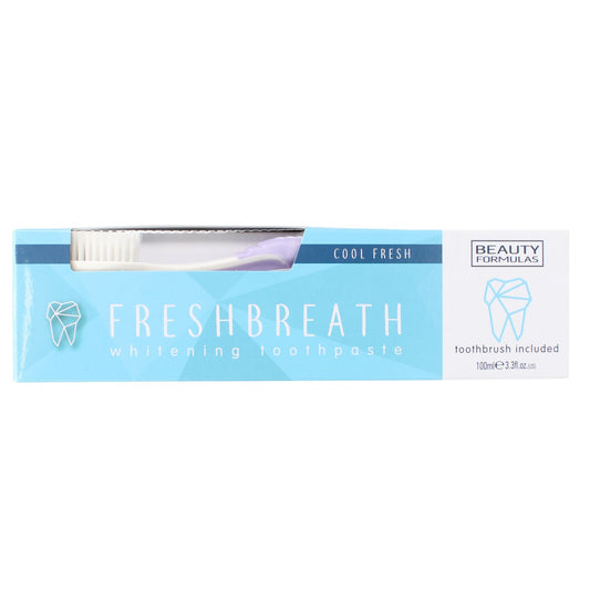 BEAUTY FORMULAS 100ML WHITE TOOTH PASTE & TOOTH BRUSH