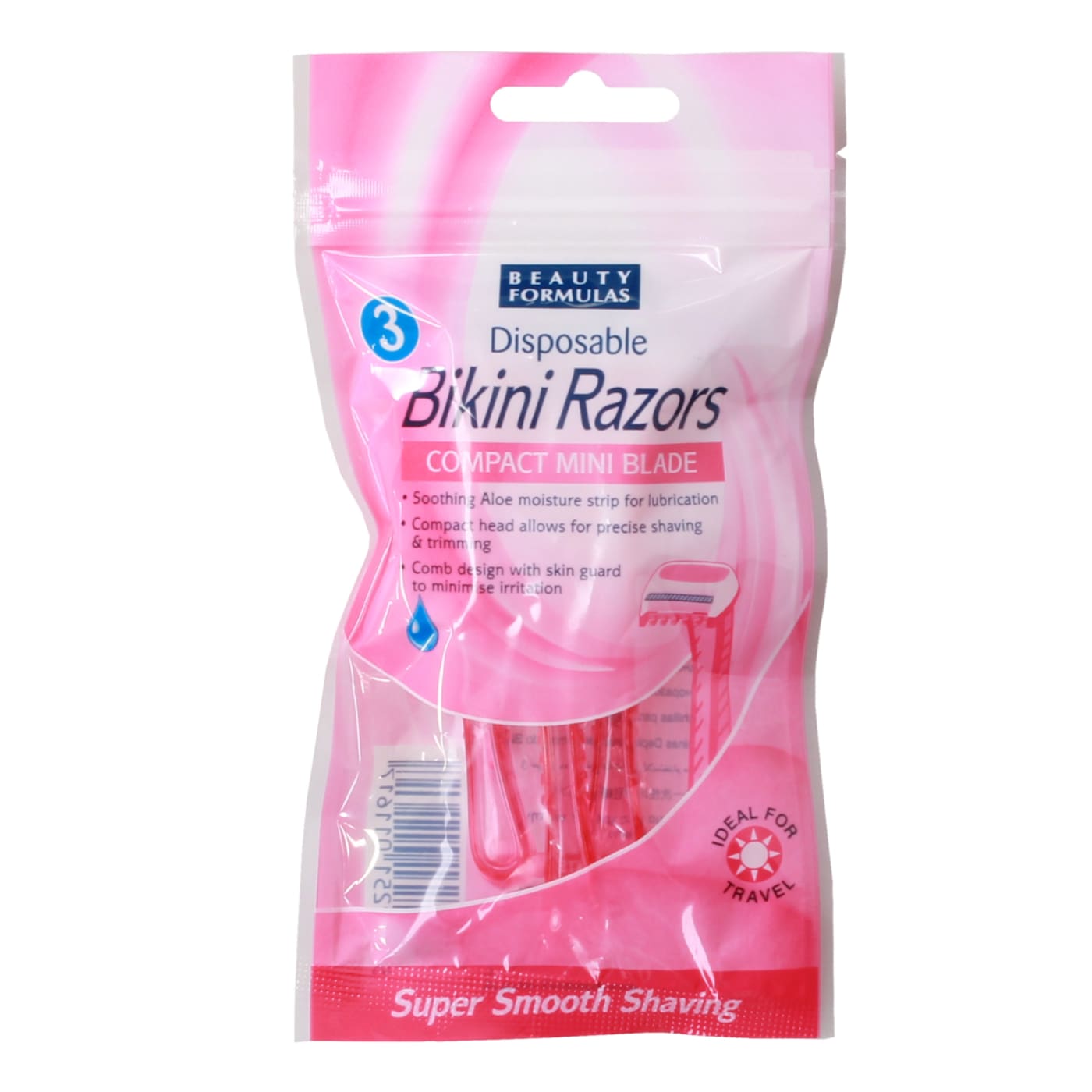 BEAUTY FORMULAS BIKINI RAZORS 3PC