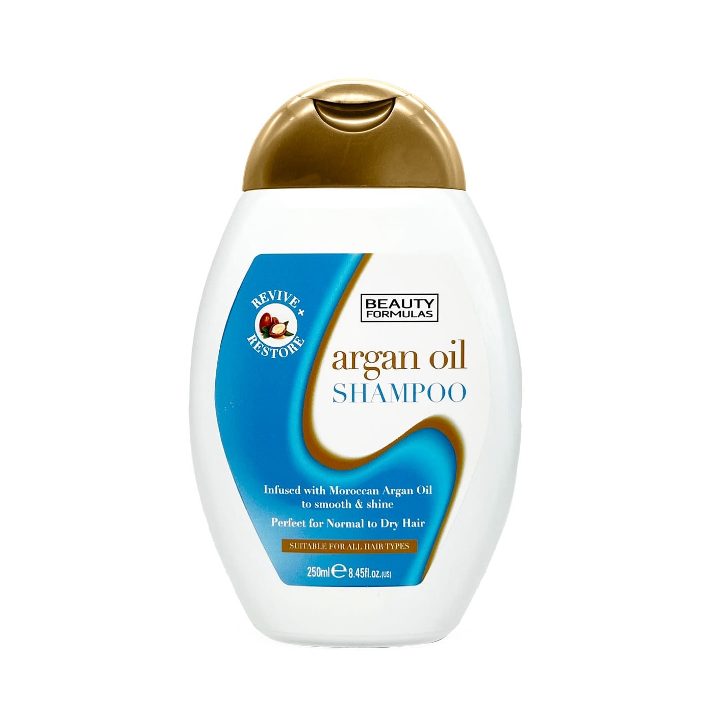 BEAUTY FORMULAS 250ML SHAMPOO ARGAN OIL