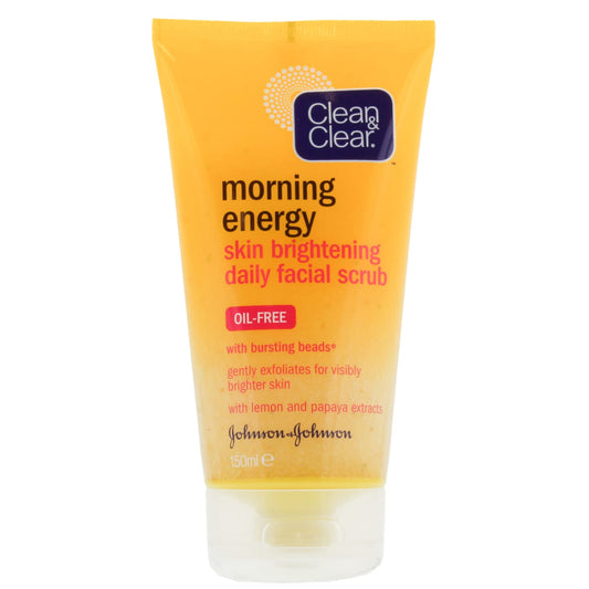 CLEAN&CLEAR MORNING 150ML SCRUB BRIGHTEN