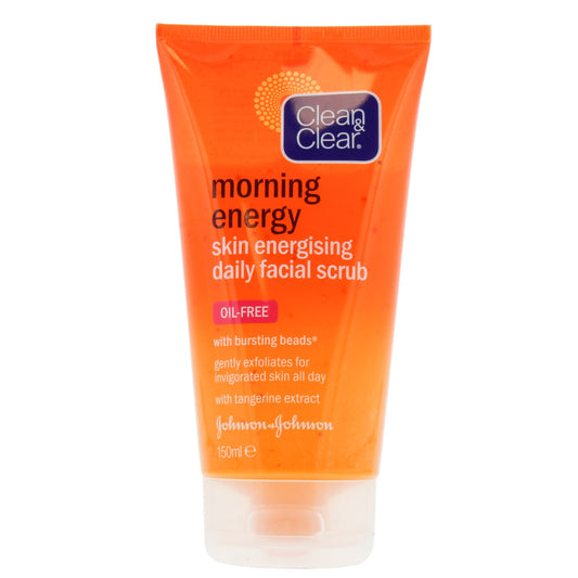 CLEAN&CLEAR MORNING 150ML SCRUB ENERGISE