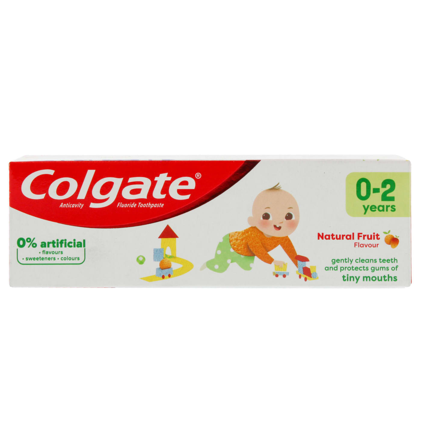 COLGATE 50ML TOOTH PASTE MILD FRUIT 0-2YR