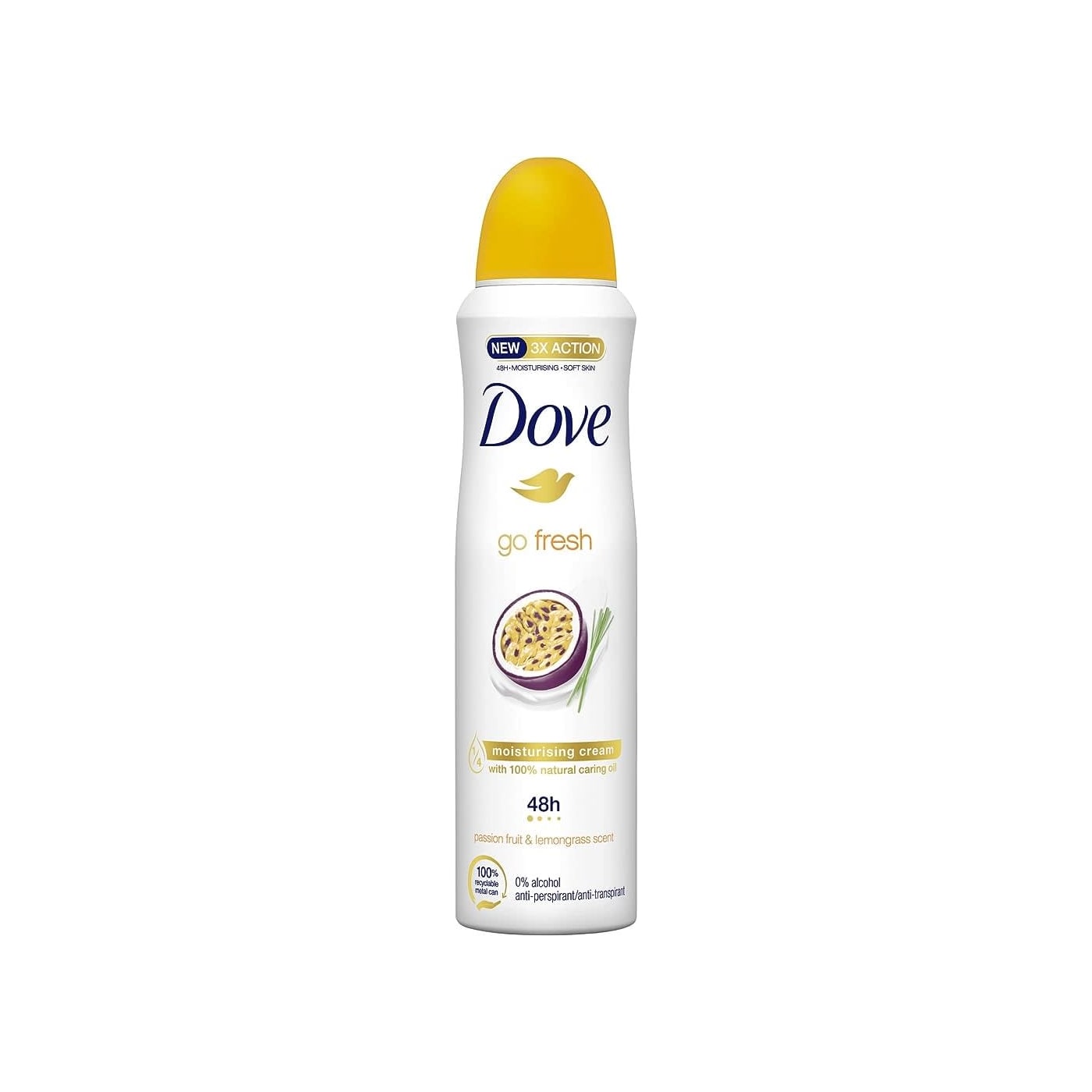 DOVE 250ML A/P SPRAY PASSION FRUIT