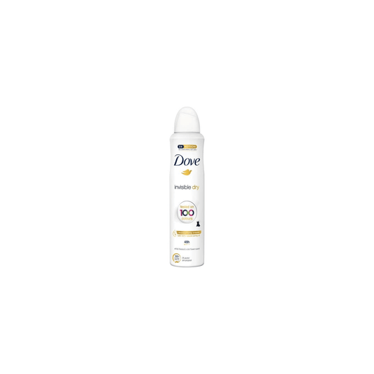 DOVE 250ML A/P SPRAY INVISIBLE DRY