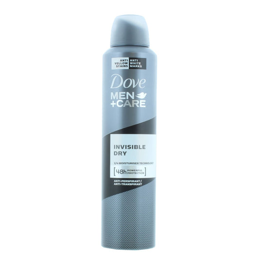DOVE MEN 250ML A/P SPRAY INVISIBLE DRY