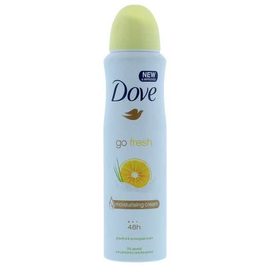 DOVE 150ML A/P SPRAY GO FRESH GRAPEFRUIT