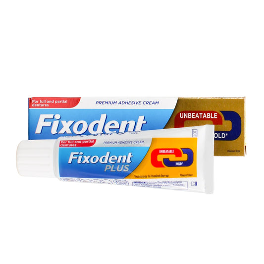 FIXODENT PLUS 40G DENTURE ADHESIVE
