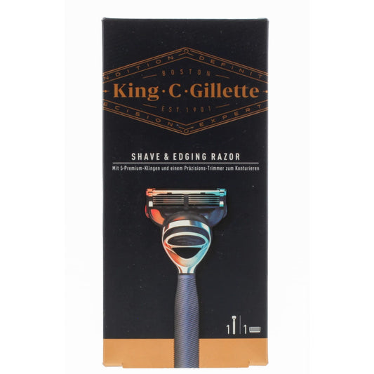 GILLETT KING C SHAVE & EDGING RAZOR 1UP