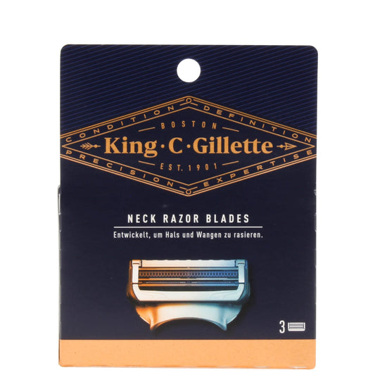 GILLETTE KING C RAZOR BLADES 3'S