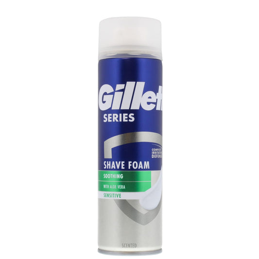 GILLETT SERIES  250ML SHAVING FOAM SENSITIVE