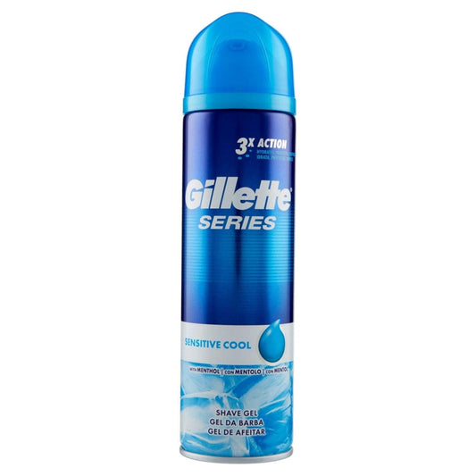 GILLETT SERIES 200ML SHAVING GEL COOL LAB