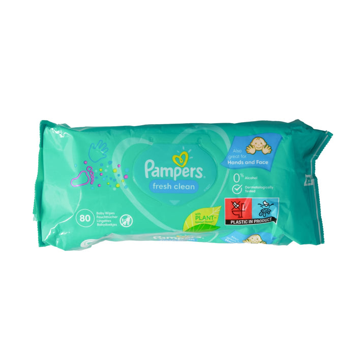 PAMPERS BABY WIPES FRESH CLEAN 80'S