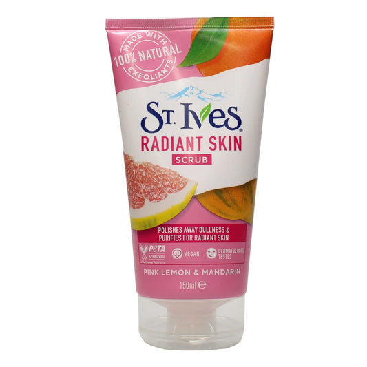 ST IVES 150ML RADIANT SCRUB PINK LEMON