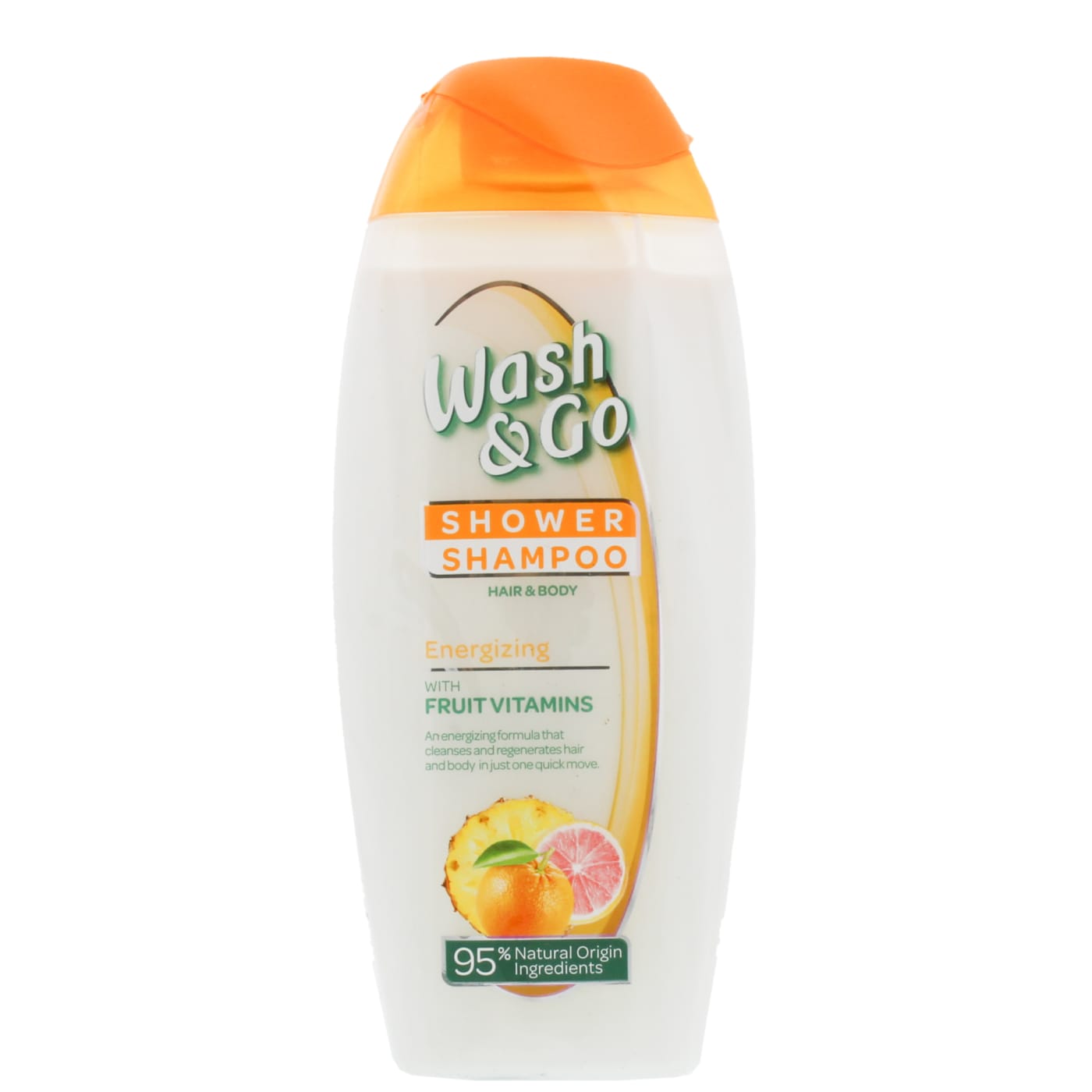 WASH&GO 250ML SHOWER&SHAMPOO FRUIT VITAMIN