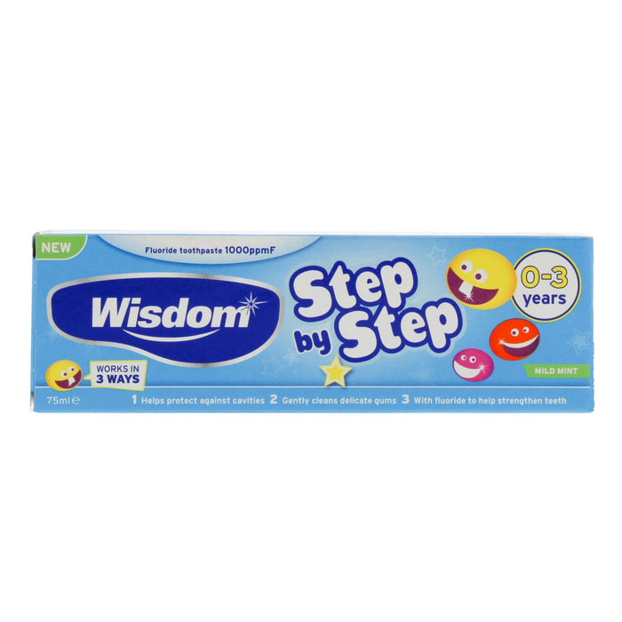 WISDOM STEP BY STEP 75ML TOOTH PASTE 0-3YR