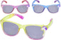 Adorable Kids Plastic Unicorn Frame Sunglasses (3 Assorted)