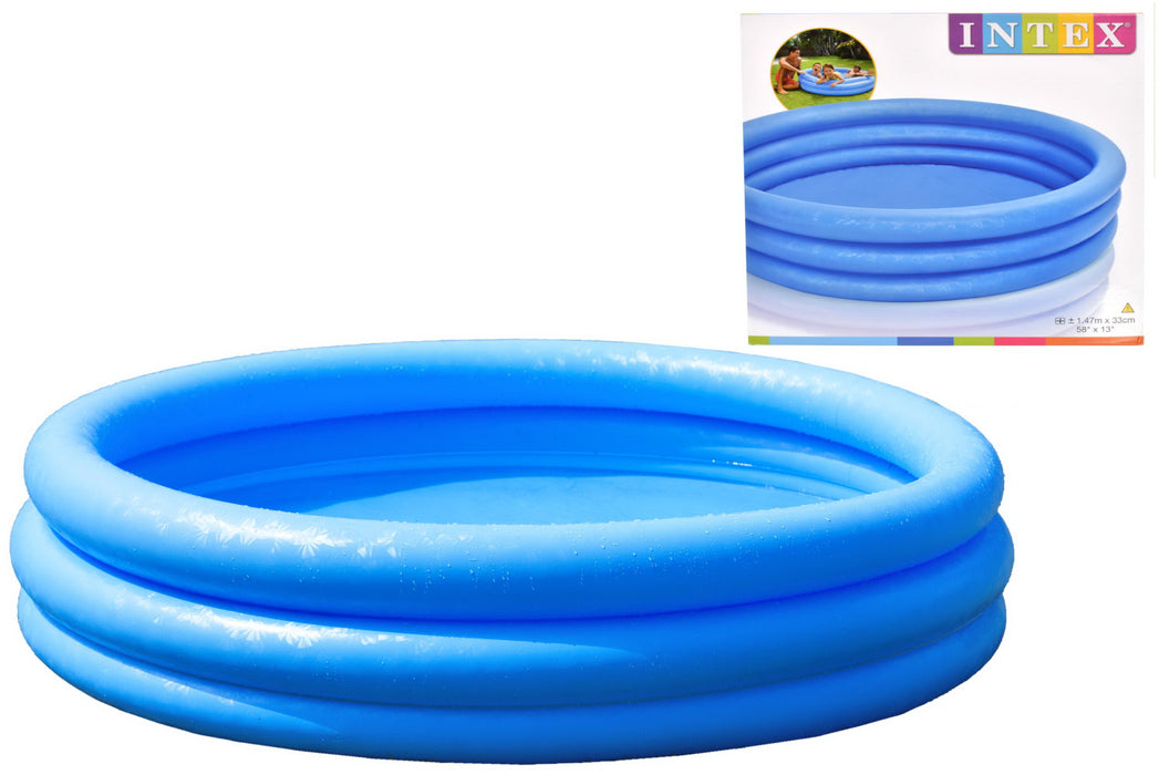 Luxurious 3 Ring Crystal Blue Pool 66" x 15'' | Perfect Summer Fun for All Ages