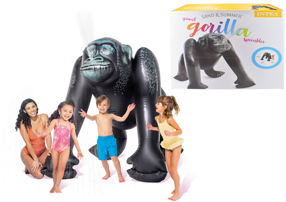 Giant Gorilla Sprinkler 6' x 5'6'': Make a Splash with this Fun Yard Essential