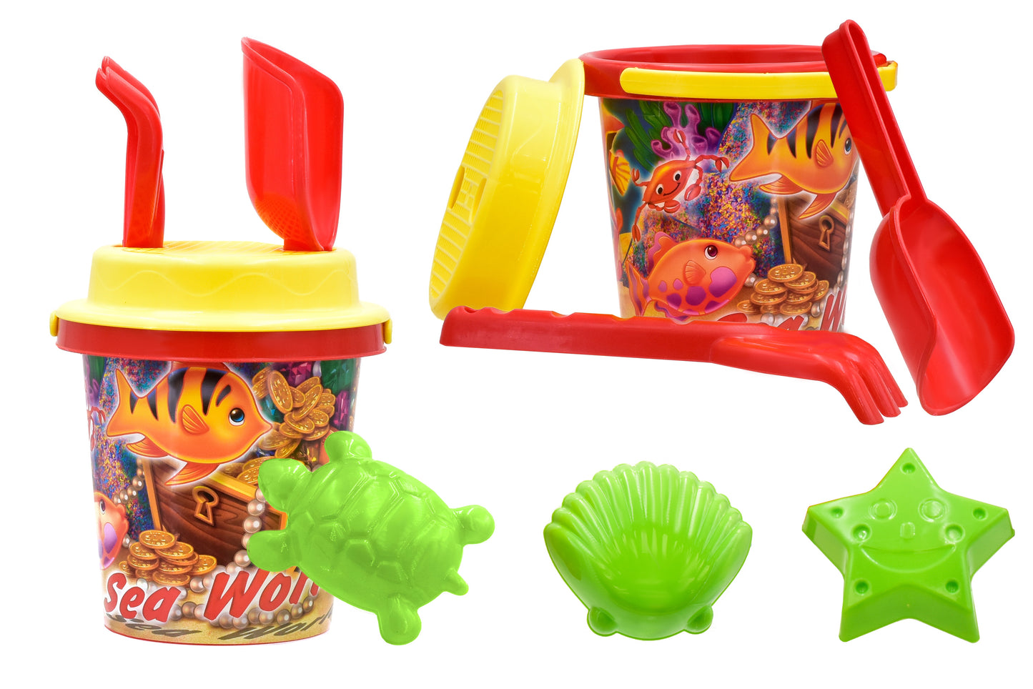 Discover Fun with Our 5" / 13cm Sea World Small Bucket Set