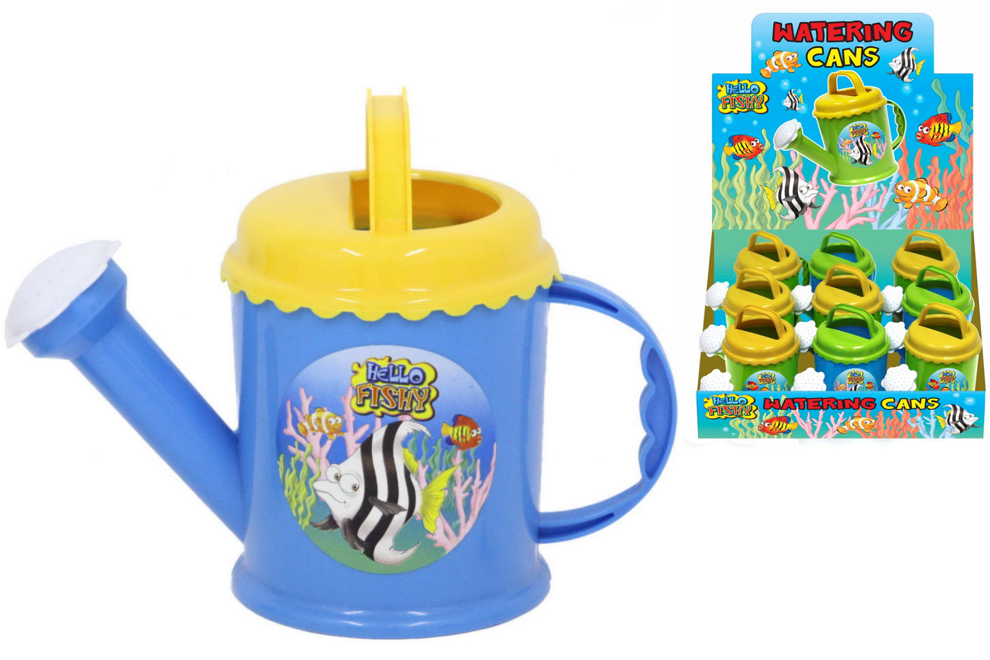 Kids Plastic Watering Can  3 Assorted Colors
