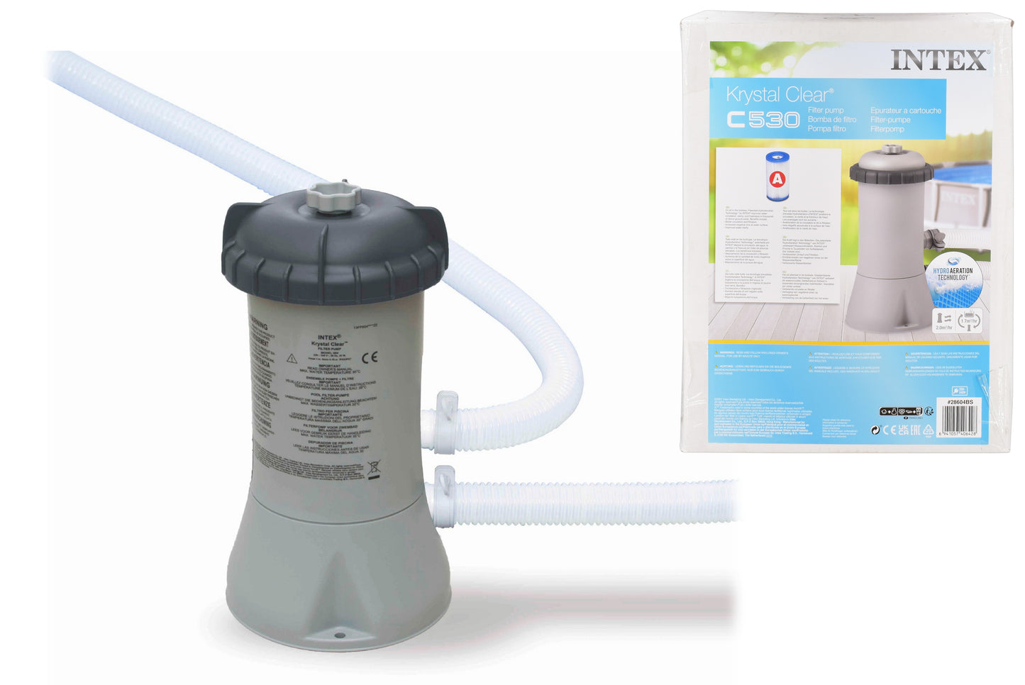 Efficient 530 Gallon Filter Pump (220-240V) for Your Pool