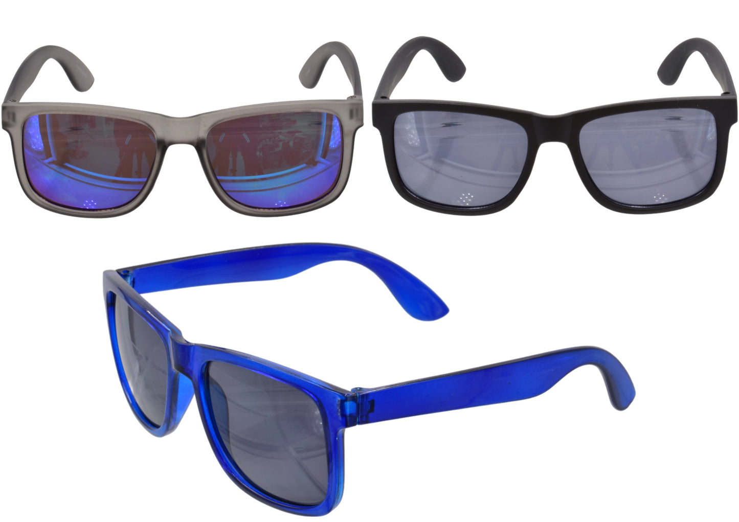 the Trend: Boys Wayfarer Sunglasses (3 Assorted) | Stylish Eyewear for Kids