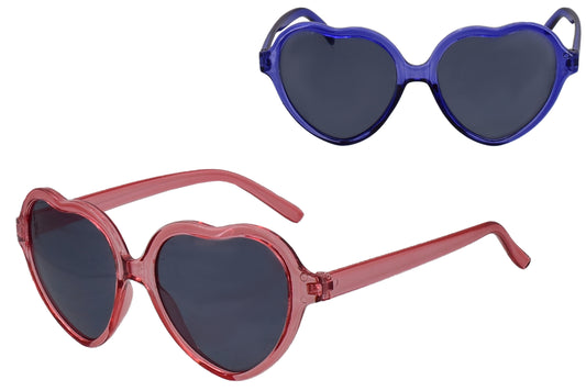 Adorable Kids Heart Frame Sunglasses - 2 Assorted Designs