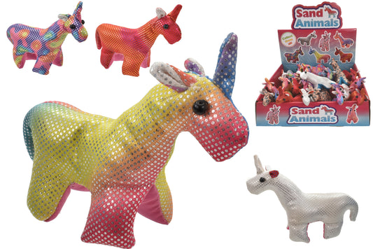 Adorable 9cm Unicorn Sand Animal for Playful Fun