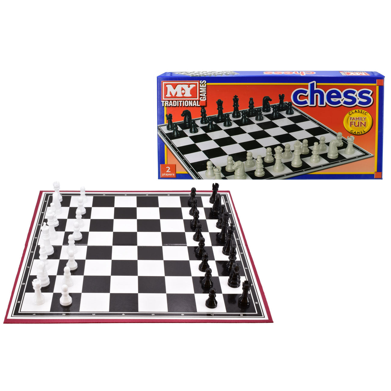 Jeu d'échecs classique en boîte imprimée - Jeu de stratégie captivant par M.Y