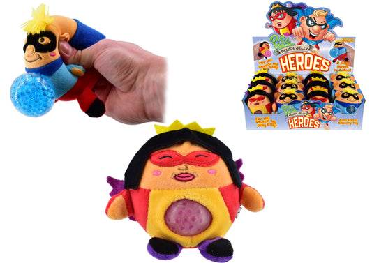 Plush Jelly Squeezers: Super Heroes | Fun and Squeezy Toys for Kids
