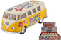 1:32 Scale Diecast VW Campervan with Tampo Print | Collectible Model (4 Assorted Colors)