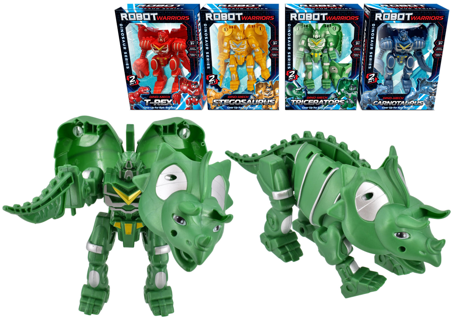 Découvrez les Robots Dinosaures Guerriers - 4 Modèles Assortis | WBX Store