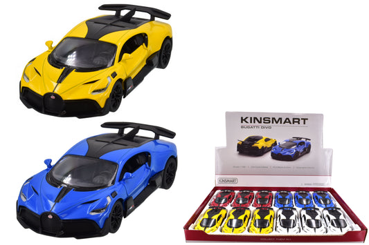 5" D/C Bugatti Divo - Display Box: Showcase Your Passion for Luxury Cars
