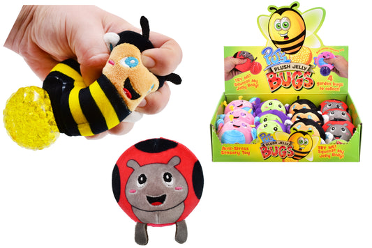 Get Squeezably Soft Fun with Plush Jelly Squeezers - Garden Bugs