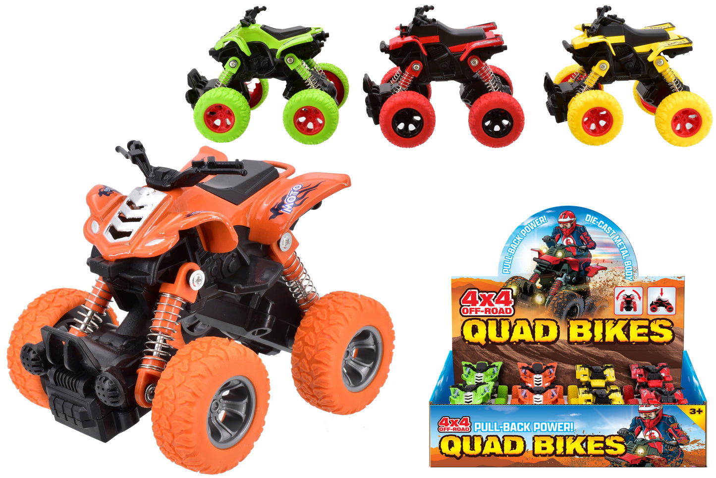Explore Adventure with D/C Big Wheel Quad Bike Collection