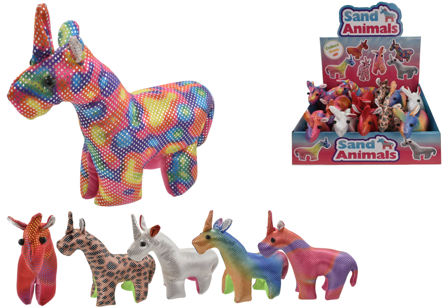 Adorable Animal de Sable Licorne de 11 cm - Cadeau Parfait pour les Amateurs de Licornes