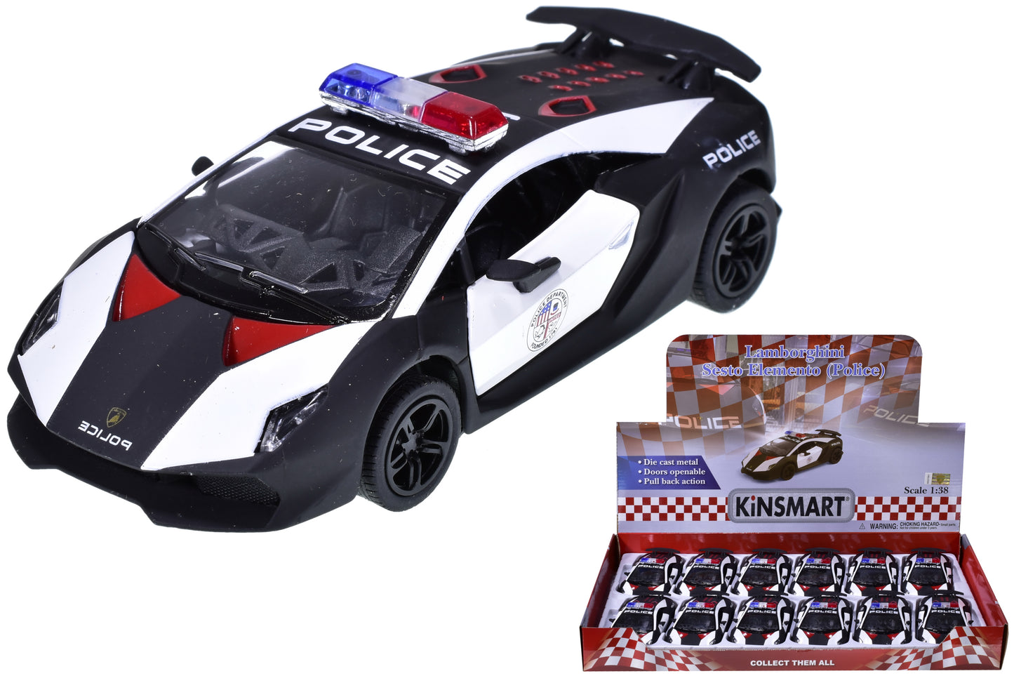 11:38sc D/C Lamborghini Sesto Elemento Police Car