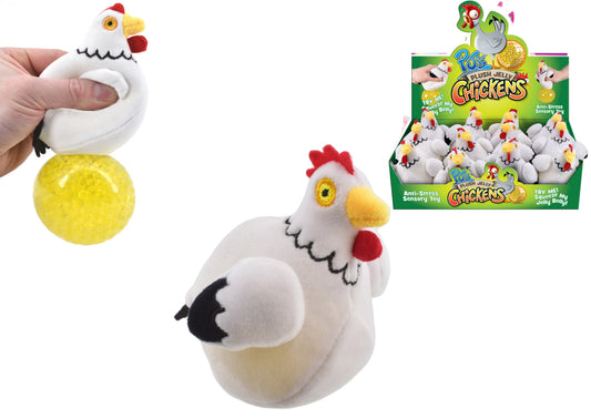 Plush Jelly Squeezers - Chicken In Display Box: Fun & Squishy Toys for Kids