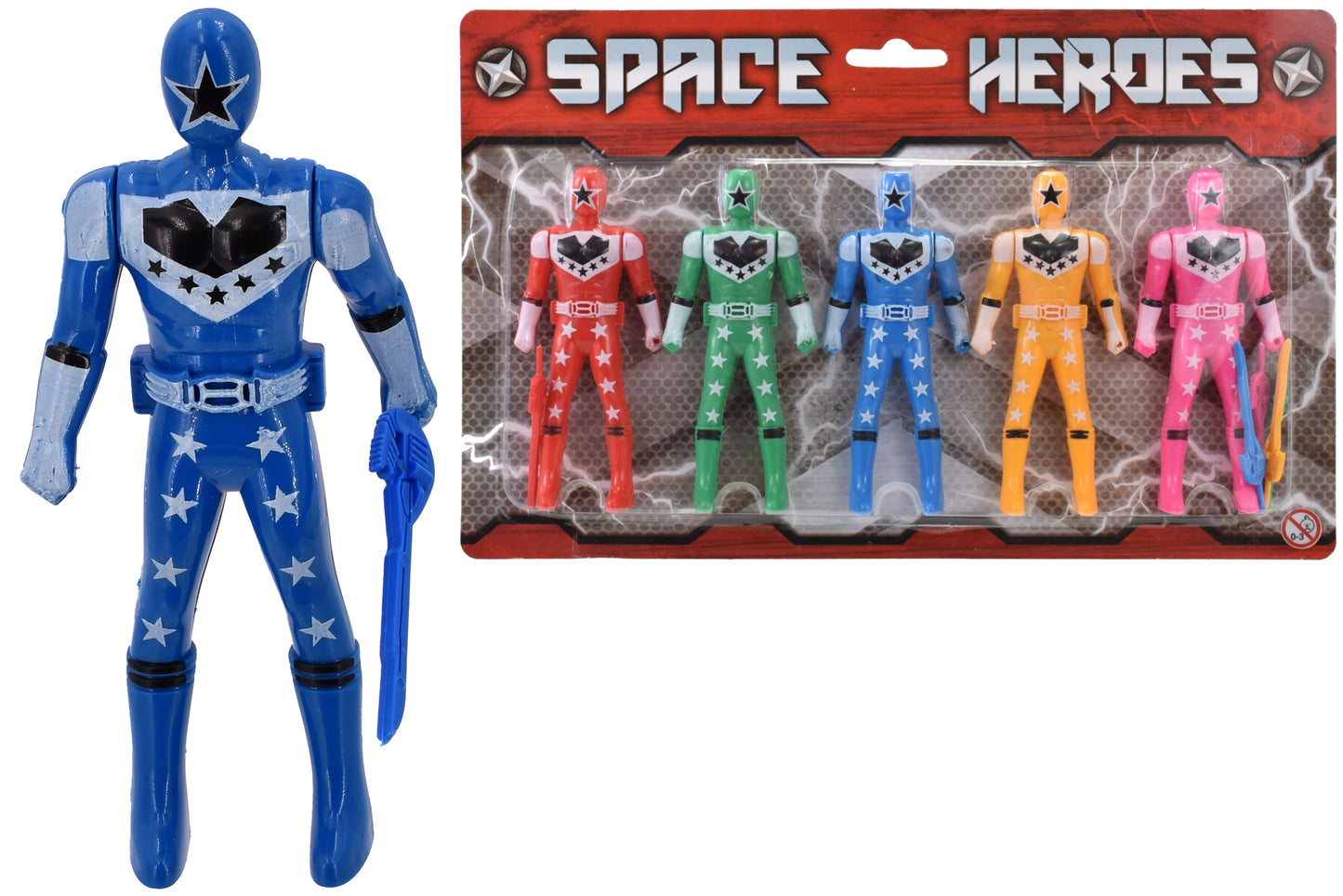 Découvrez la collection 5pc Héros de l'espace pour enfants cosmiques