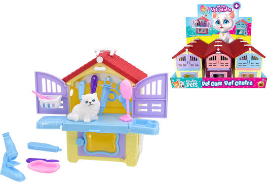 Pet Vet Centre Display Box: 3 Assorted Toy Sets for Your Furry Friends