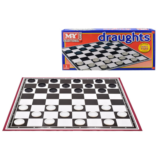 Classic Draughts Game in Printed Box by M.Y - Enjoy Timeless Strategy Fun