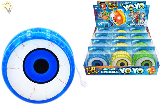 Illuminate Your Playtime with the Eyeball Light Up Yoyo | Fun Squad Display Box