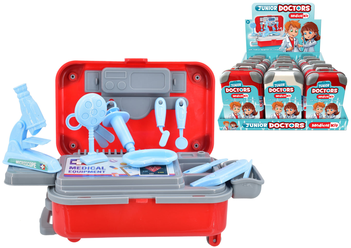 Kandy Toys Chariot de docteur pour enfants – Couleurs assorties