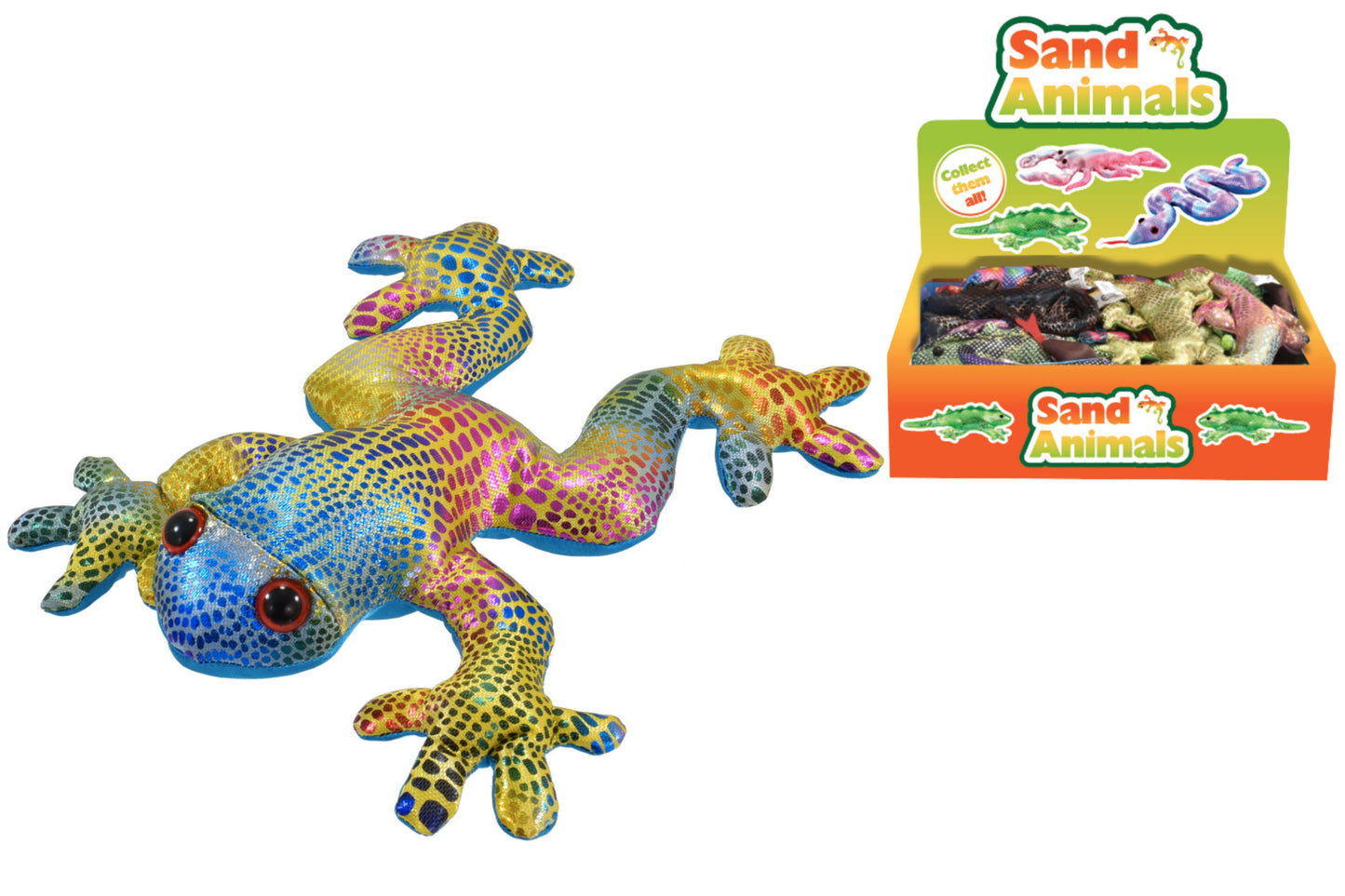 Adorables animaux des sables assortis de 20 cm : Cadeaux parfaits pour les enfants | Boîte de présentation incluse