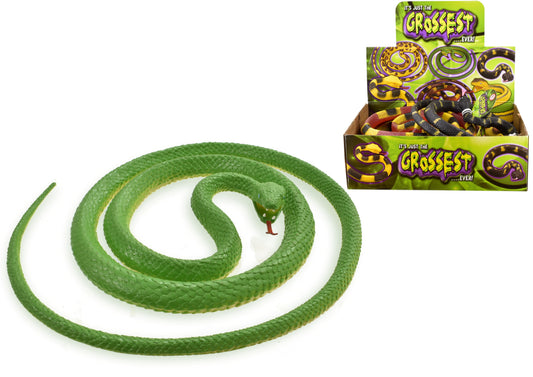 PVC Snake in Display Box - Unveil the Grossest Surprise