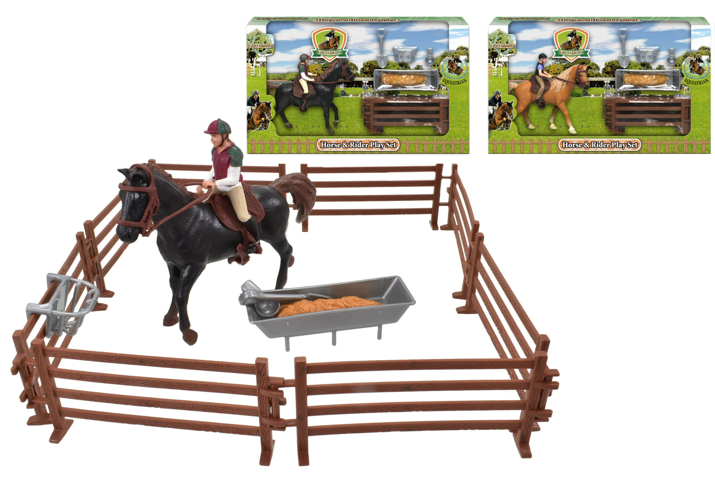 Ensemble de jeu ultime cheval et cavalier : 2 assortiments pour des aventures imaginatives