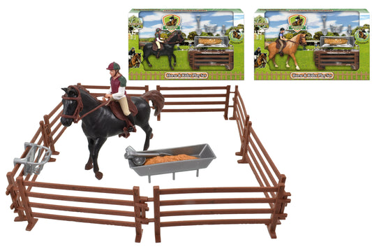 Ultimate Horse & Rider Playset: 2 Assorted Sets for Imaginative Adventures