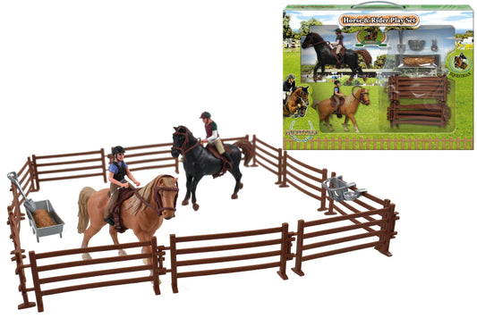 Explore Endless Adventures with Shopy's 2pc Horse & Rider Playset - Perfect for Imaginative Play