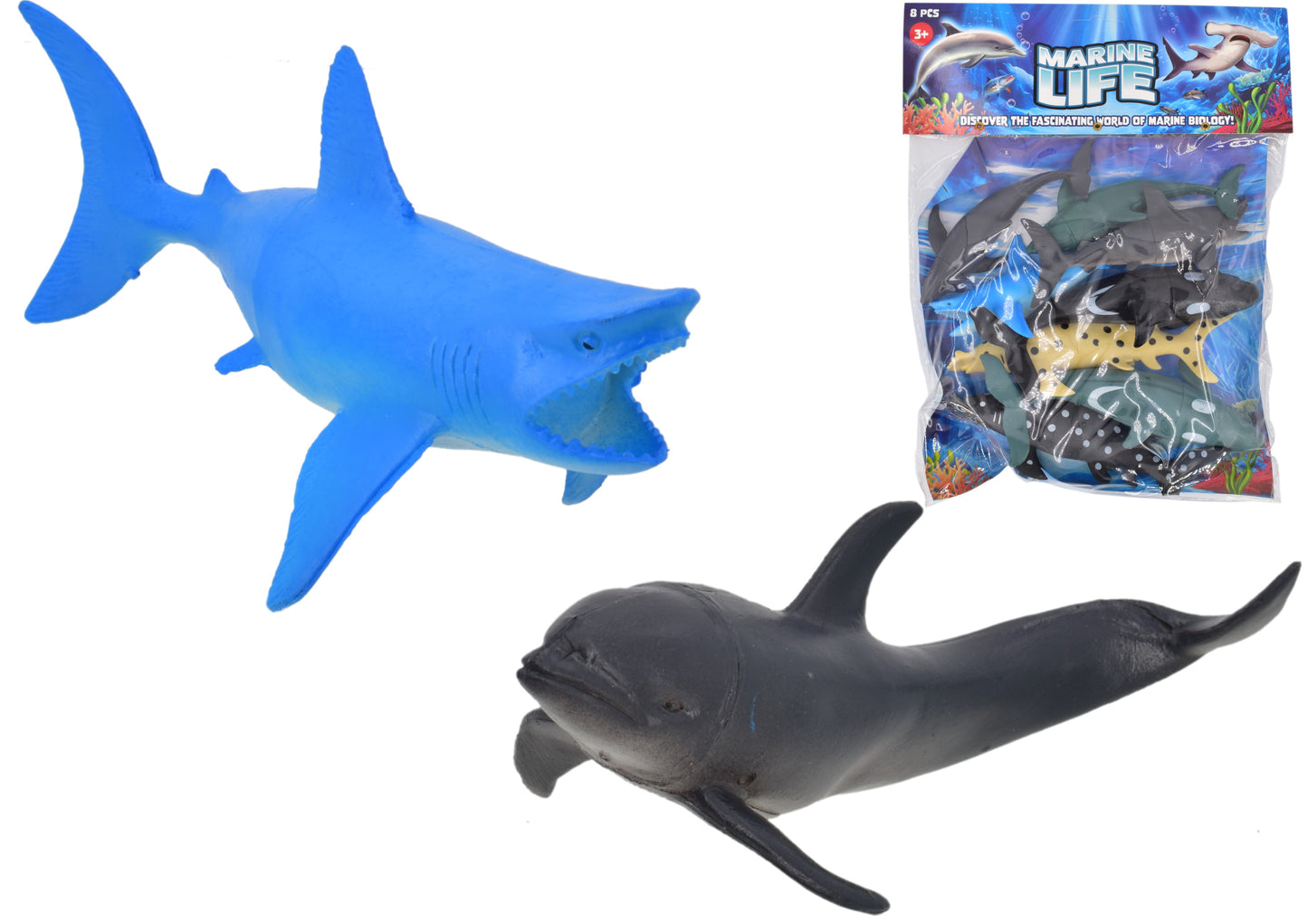 Explorez les Merveilles Sous-Marines avec la Collection de 8 Créatures Océaniques